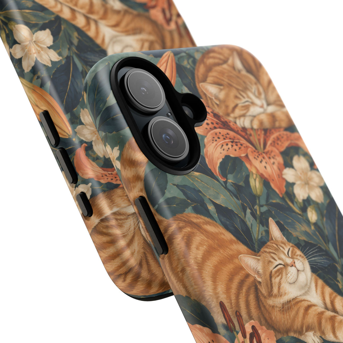 Tiger Lily Tabby iPhone Tough Case | tabby cats