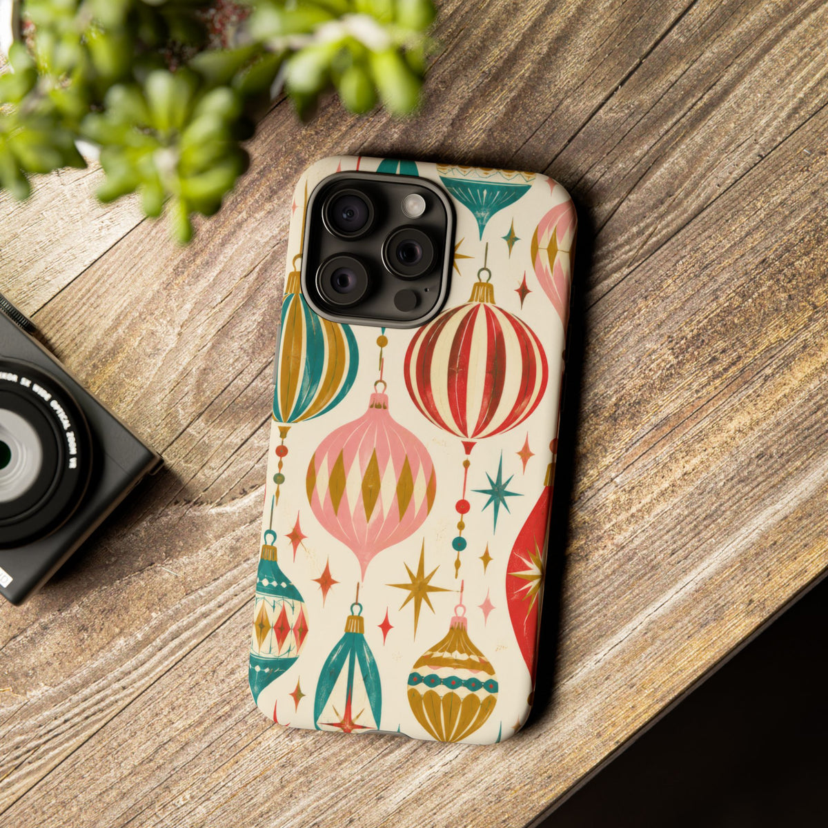Holiday Heirlooms iPhone Tough Case | vintage ornaments