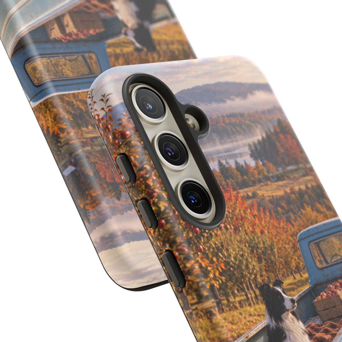 Blue Truck October Samsung Galaxy Tough Case | border collie