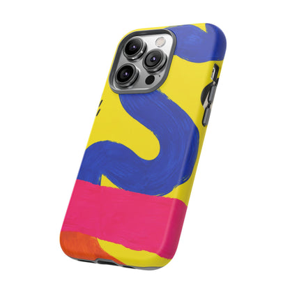 Offbeat iPhone Tough Case | Abstract Color Block Art