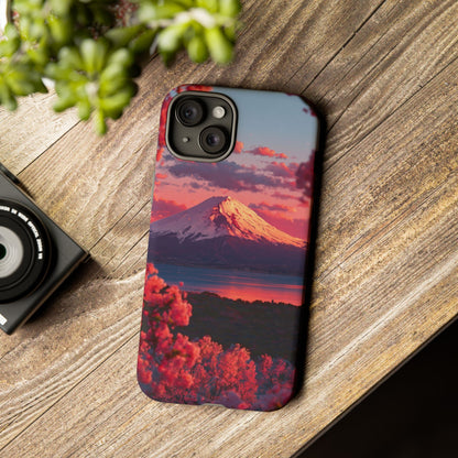 Fuji Rose Horizon iPhone Tough Phone Case