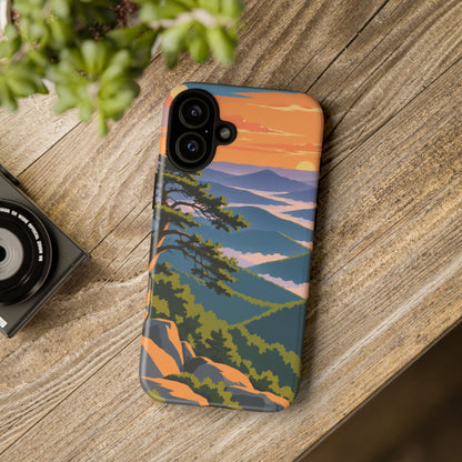Shenandoah — Blue Hour Ridges iPhone Tough Case