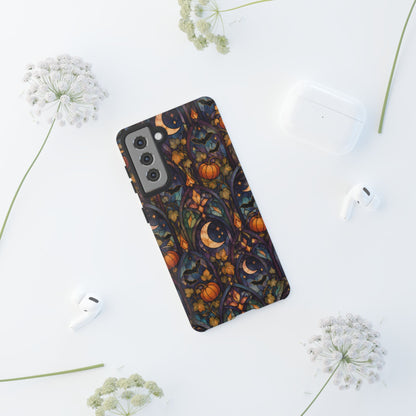 Amber Moon Window Samsung Galaxy Tough Case | celestial halloween