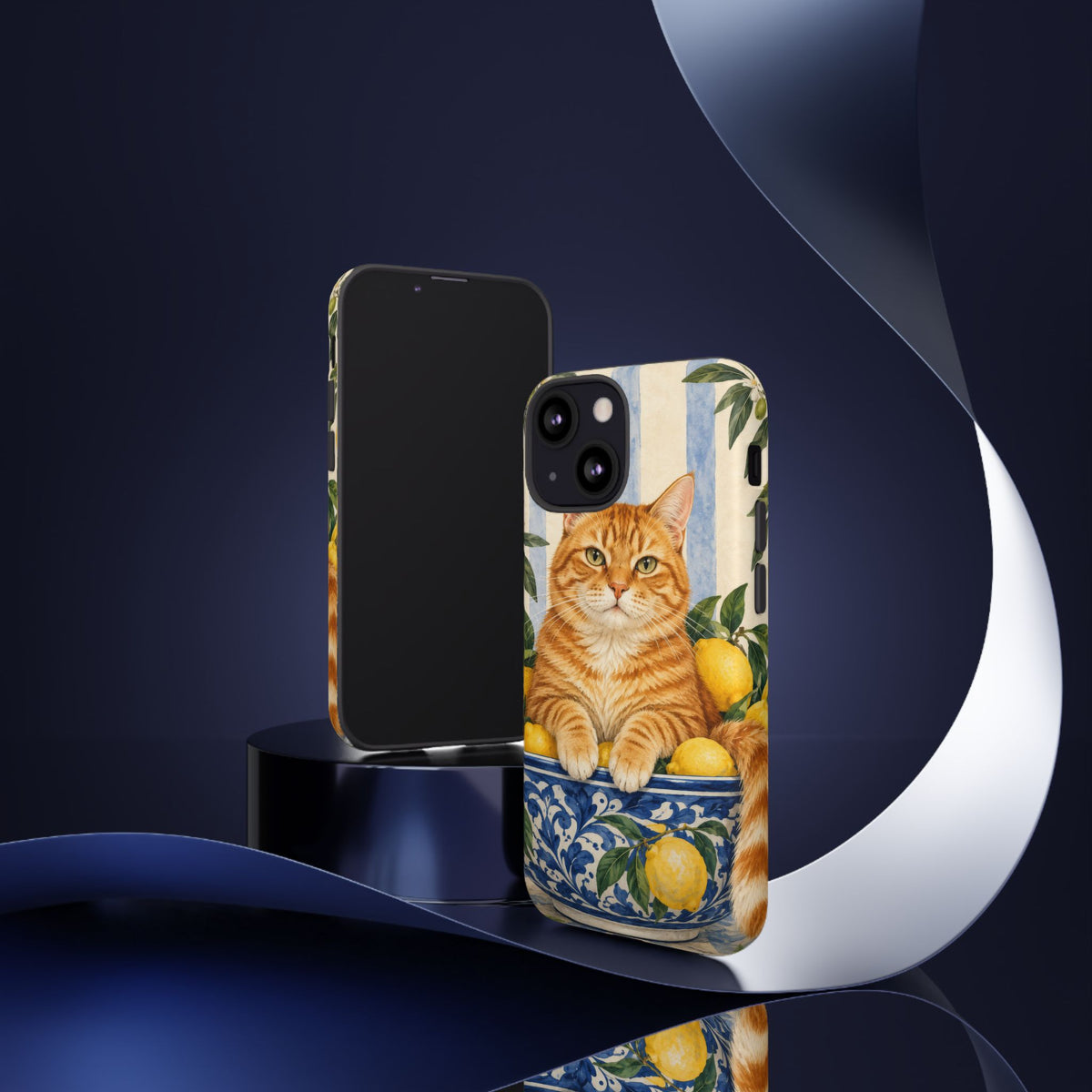 Citrus Inspector iPhone Tough Case | ginger cat