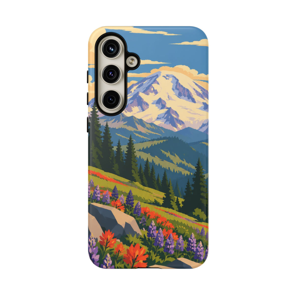 Mount Rainier — Meadow Radiance Samsung Galaxy Tough Case
