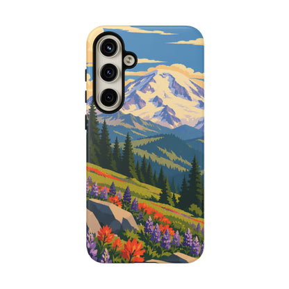 Mount Rainier — Meadow Radiance Samsung Galaxy Tough Case