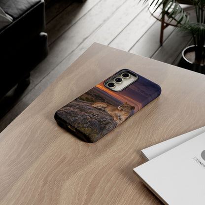 Lioness in the Blue Hour Samsung Galaxy Tough Case