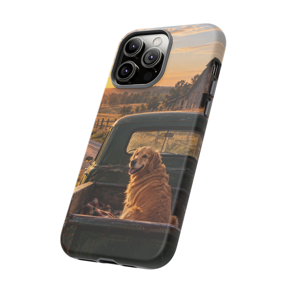 Sunday Road Golden iPhone Tough Case | golden retriever