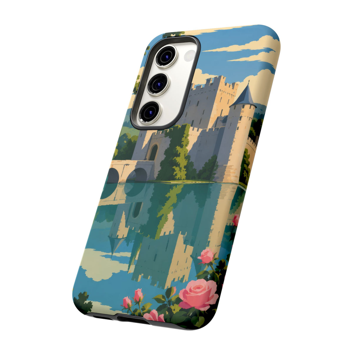 English Castle — Moat and Roses Samsung Galaxy Tough Case