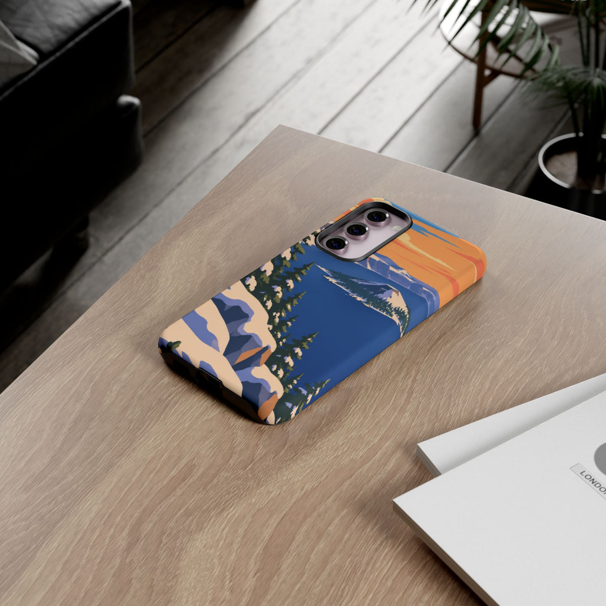 Crater Lake — Winter Caldera Samsung Galaxy Tough Case