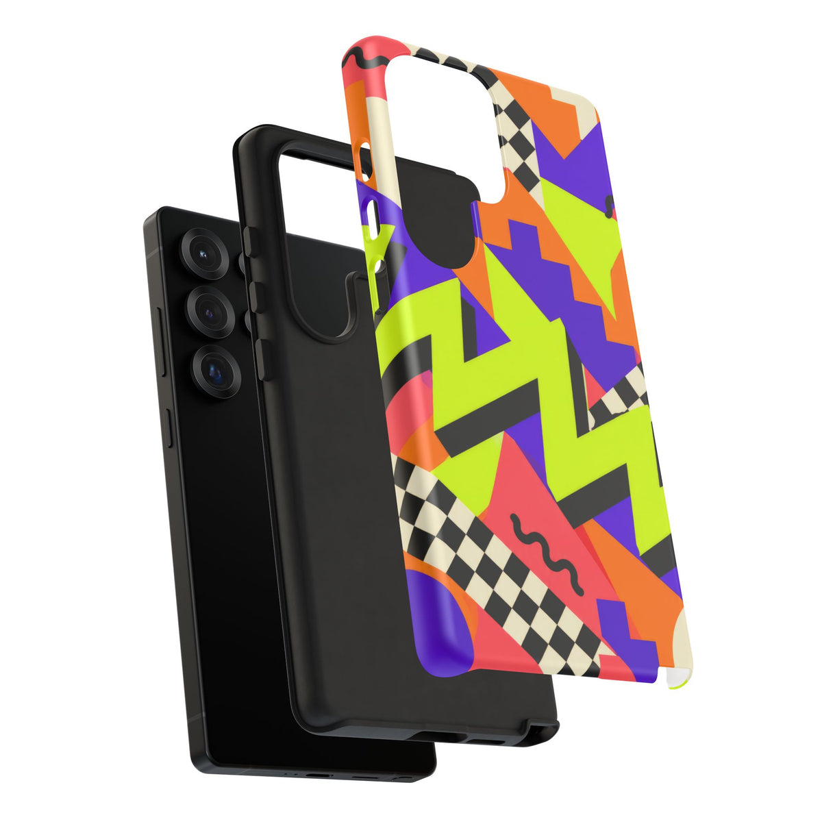 Acid Arcade Samsung Galaxy Tough Case | Bright Retro Geometry