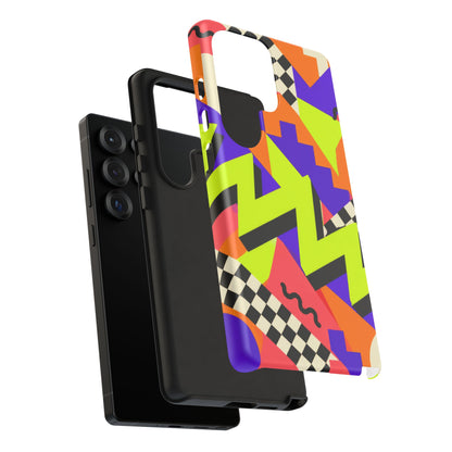 Acid Arcade Samsung Galaxy Tough Case | Bright Retro Geometry