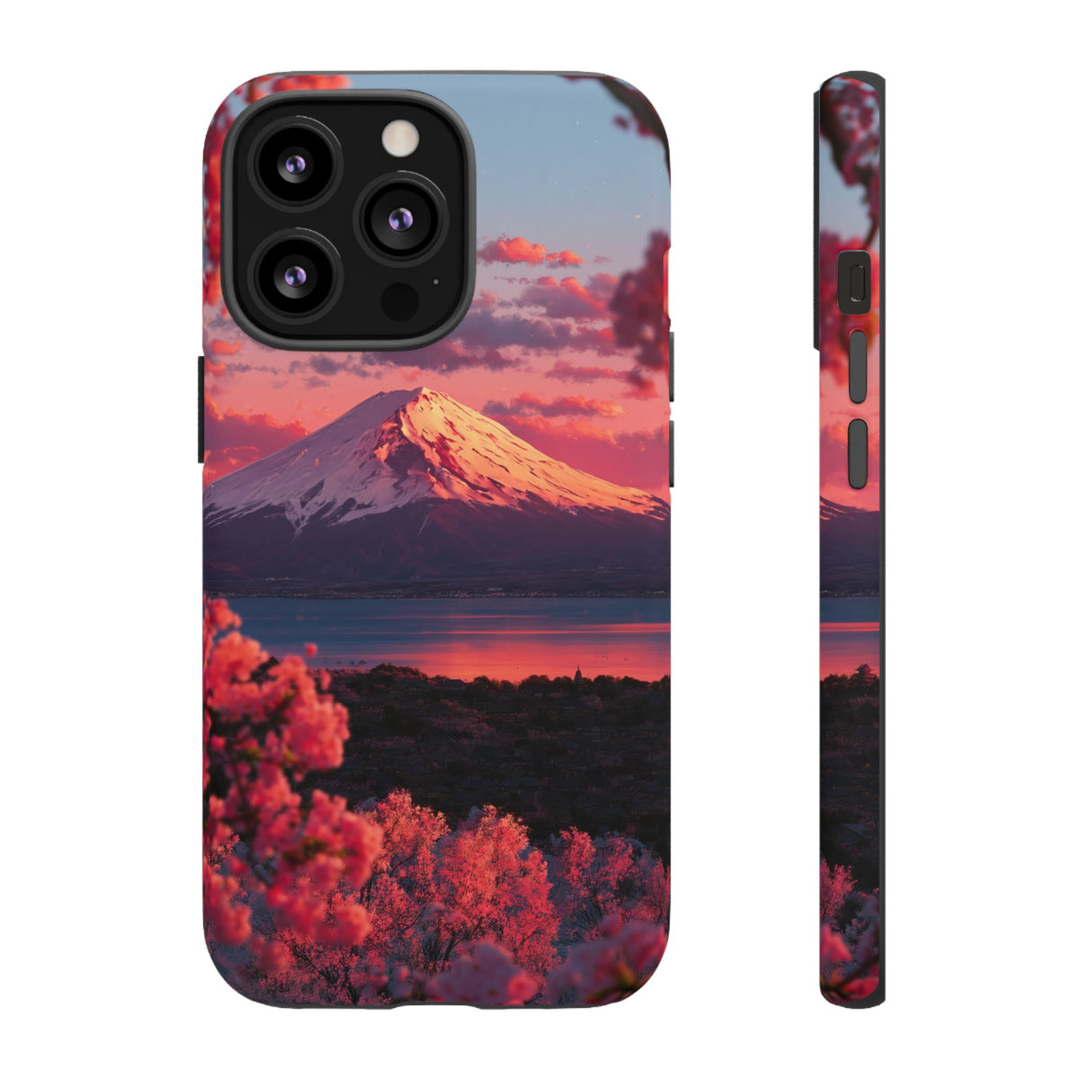 Fuji Rose Horizon iPhone Tough Phone Case