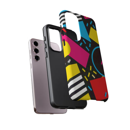 Midnight Confetti Samsung Galaxy Tough Case | Bright Abstract on Black