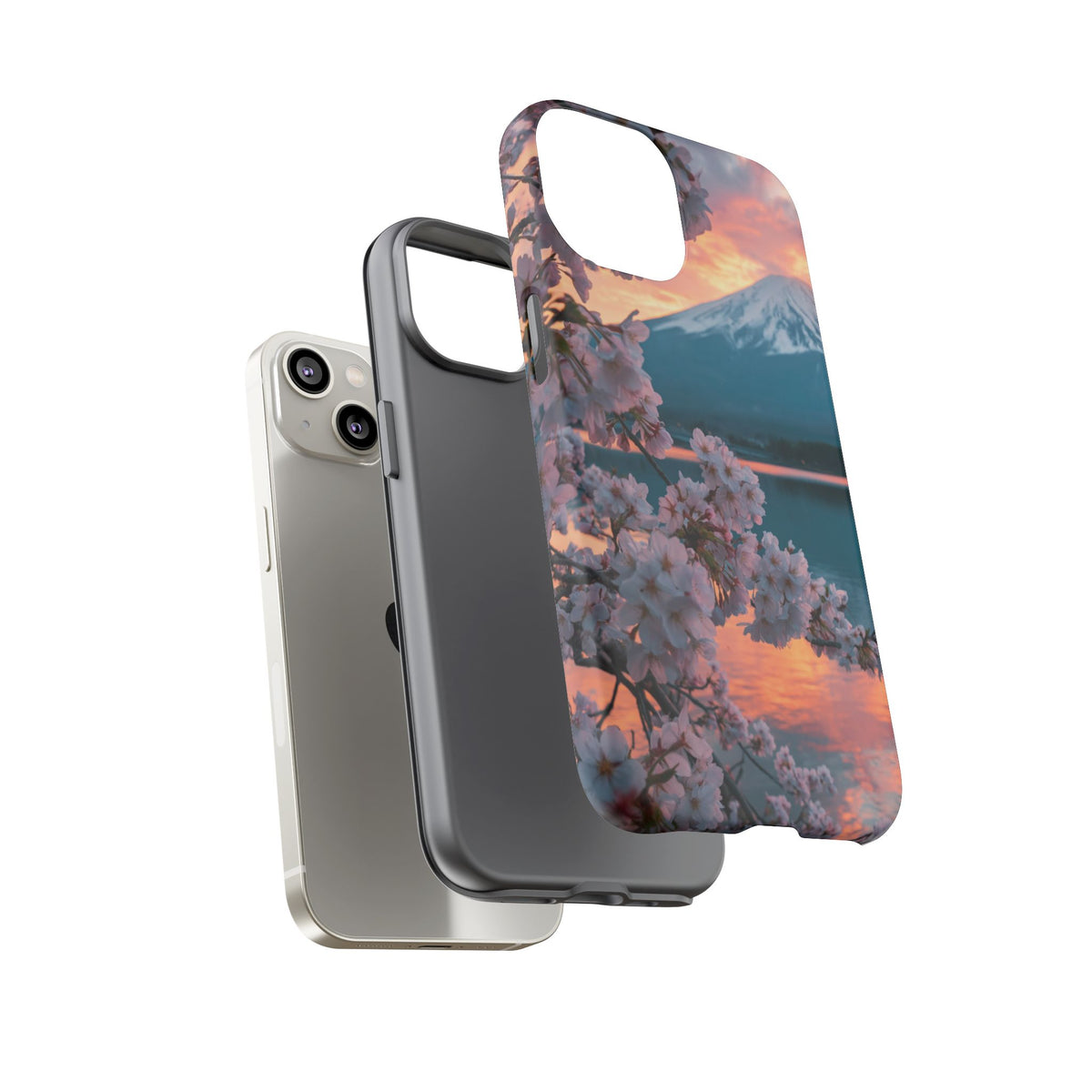 Fuji Petal Reflection iPhone Tough Phone Case