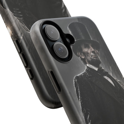 Abe after Midnight iPhone Tough Case | noir lincoln