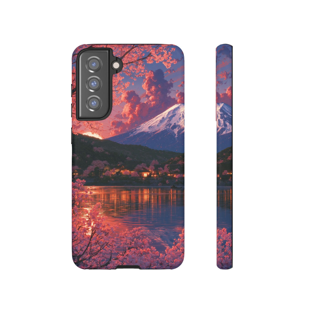 Sakura Lakeside Village Samsung Galaxy Tough Phone Case