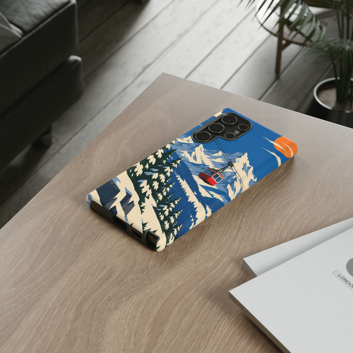 Swiss Skiing — Lift to the Sky Samsung Galaxy Tough Case