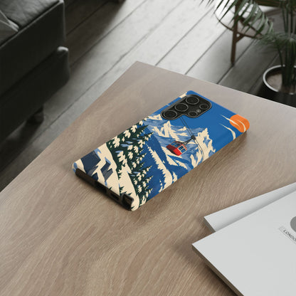 Swiss Skiing — Lift to the Sky Samsung Galaxy Tough Case