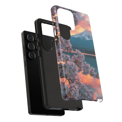 Fuji Petal Reflection Samsung Galaxy Tough Phone Case