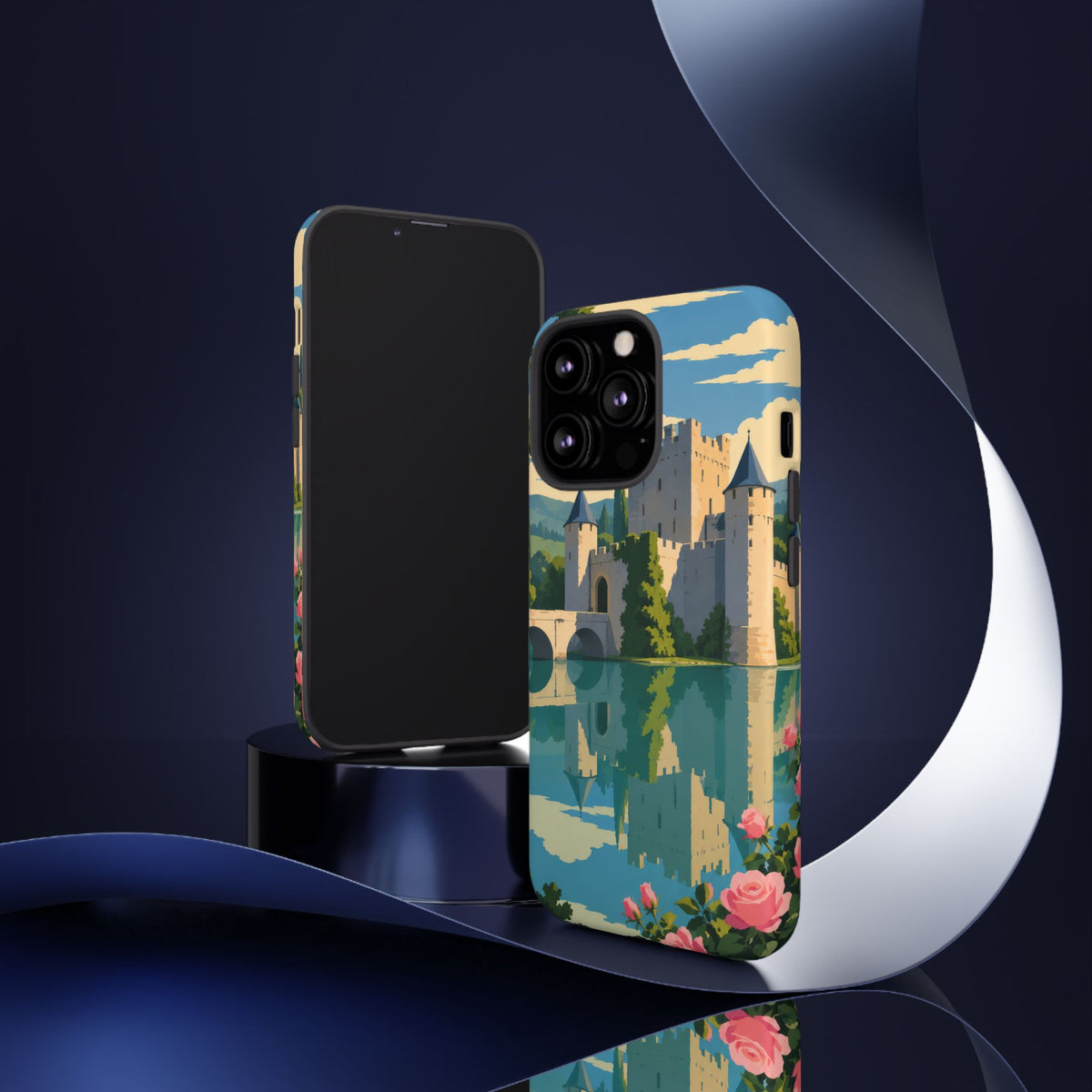 English Castle — Moat and Roses iPhone Tough Case