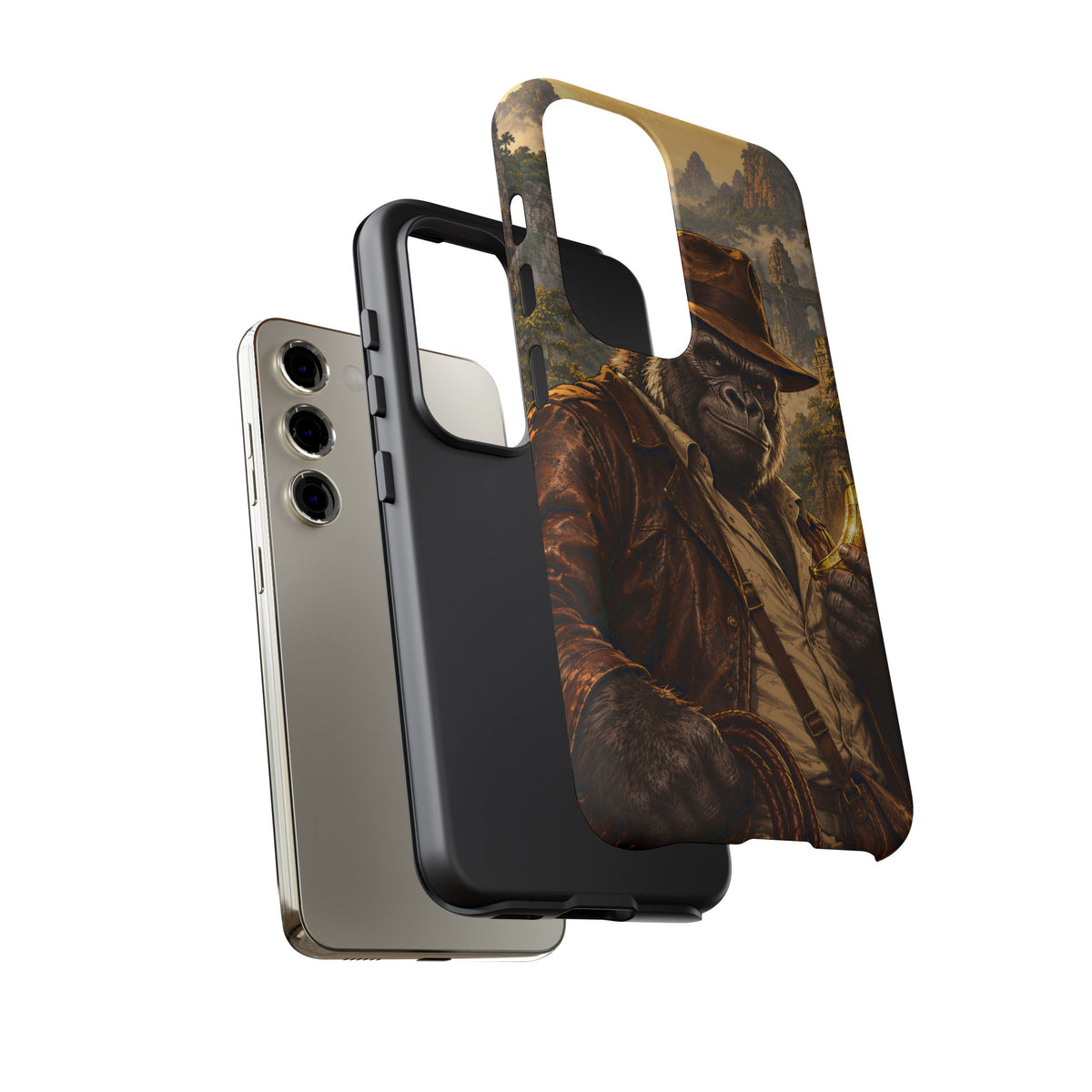 Adventure Gorilla Samsung Galaxy Tough Case | Temple of Bananas