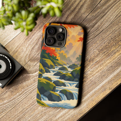 Great Smoky Mountains — Autumn Creek iPhone Tough Case