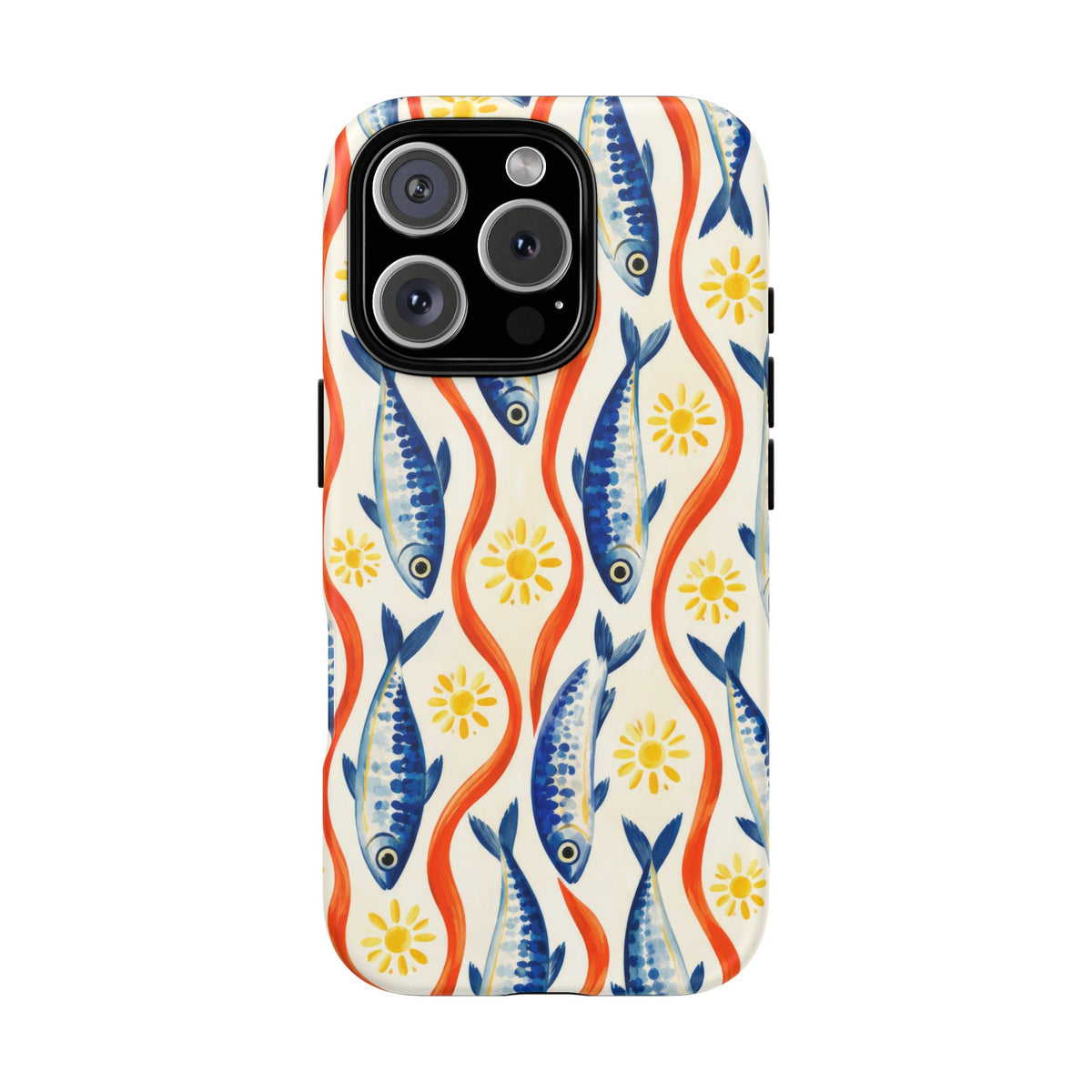 Sardine Social iPhone Tough Case | sardine print