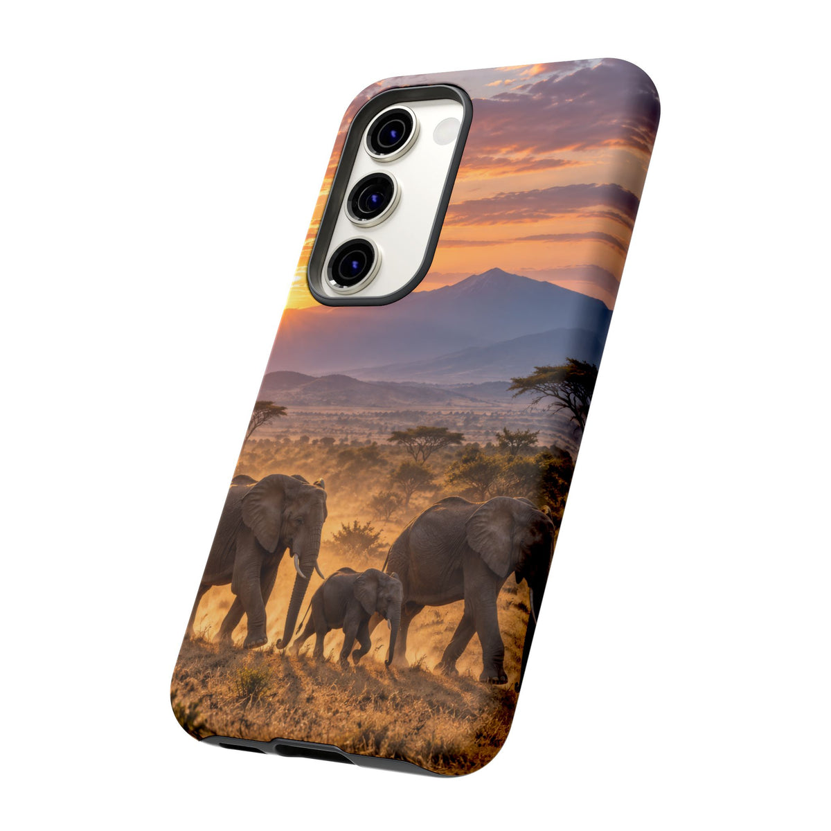 Elephants at First Light Samsung Galaxy Tough Case | african elephants