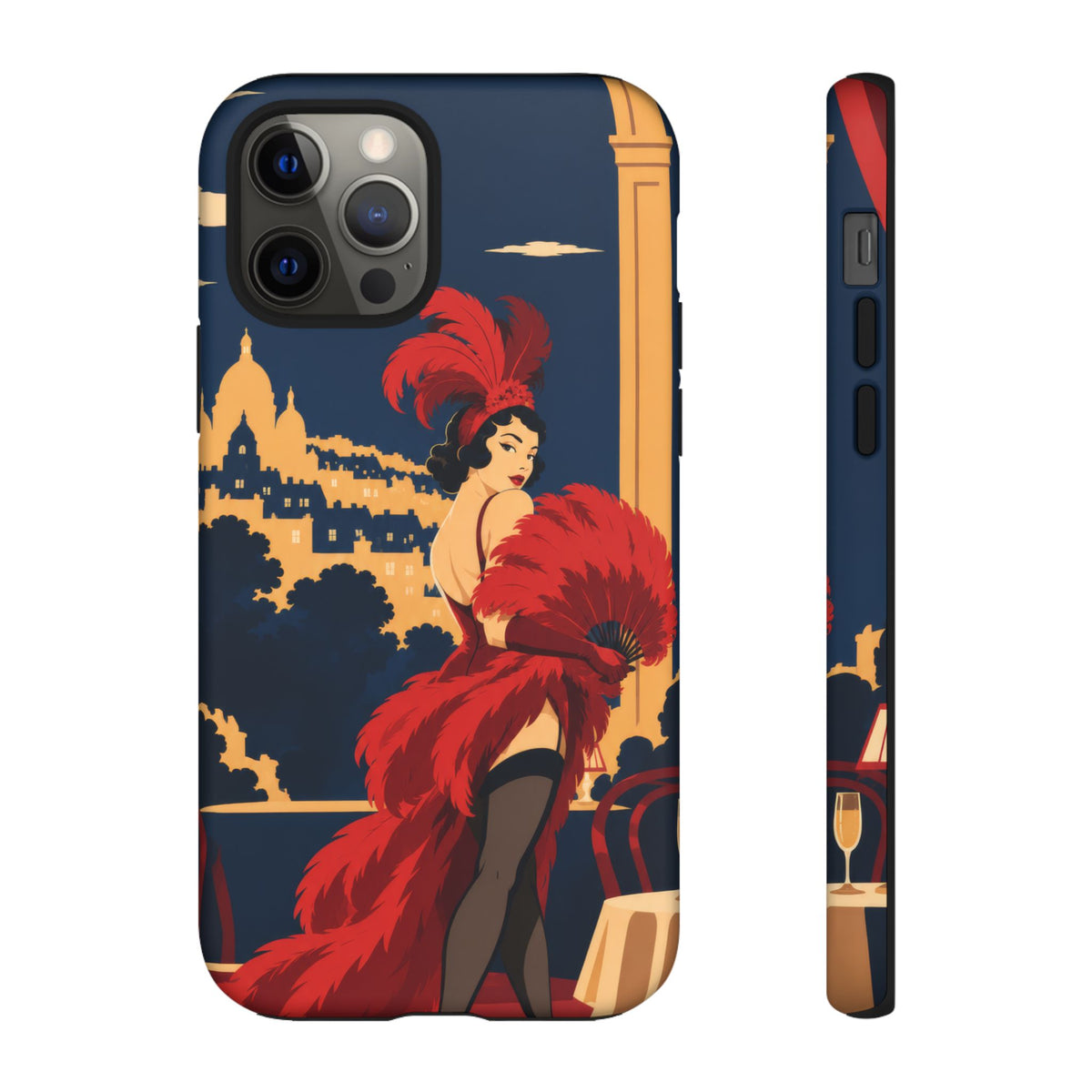 Moulin Rouge Dancer — Velvet Encore iPhone Tough Case | cabaret dancer