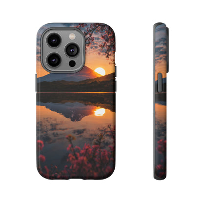 Fuji Golden Reflection iPhone Tough Phone Case