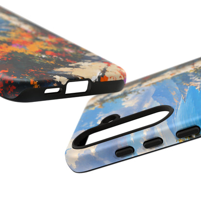Azure Sanctuary Samsung Galaxy Tough Case | Painterly Coastal Landscape