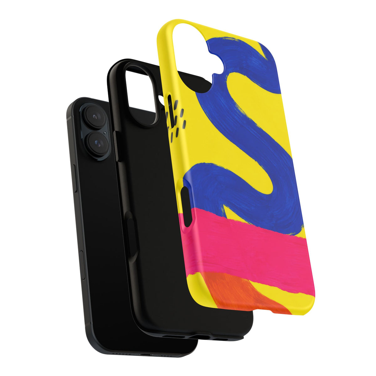 Offbeat iPhone Tough Case | Abstract Color Block Art