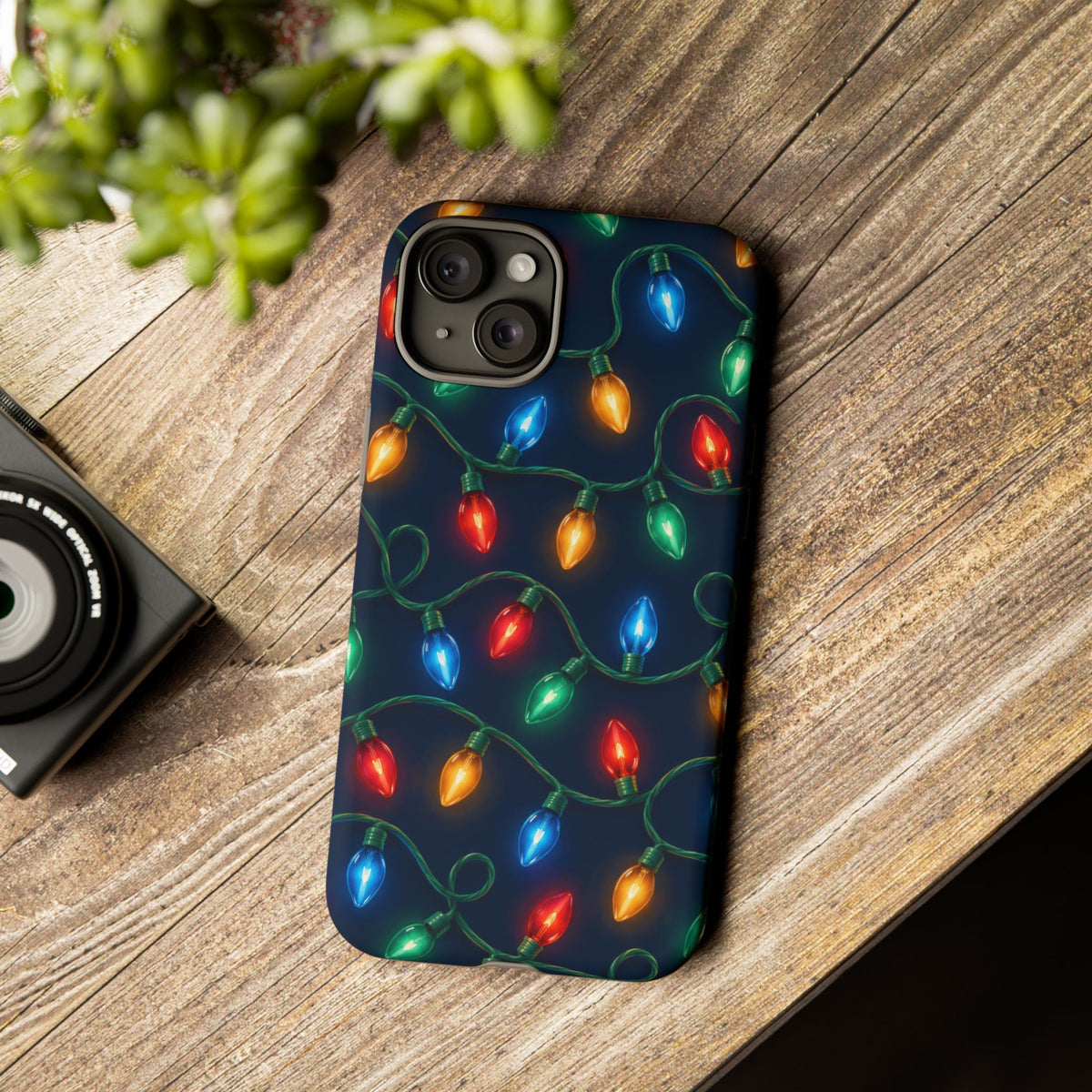Twinkle After Dark iPhone Tough Case | christmas lights