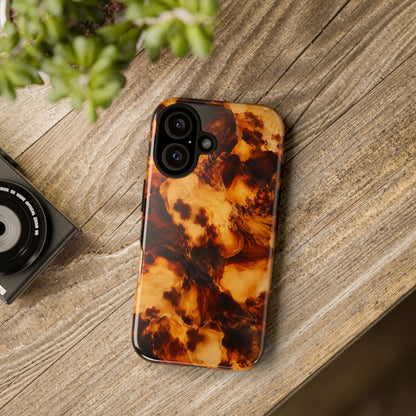 Amber Marble iPhone Tough Case | Amber Mosaic