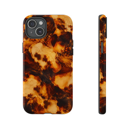 Amber Marble iPhone Tough Case | Amber Mosaic