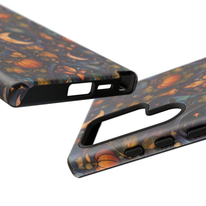 Amber Moon Window Samsung Galaxy Tough Case | celestial halloween