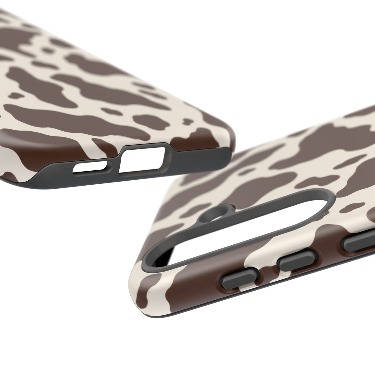 Cocoa Ranch Samsung Galaxy Tough Case | Brown Cow Print