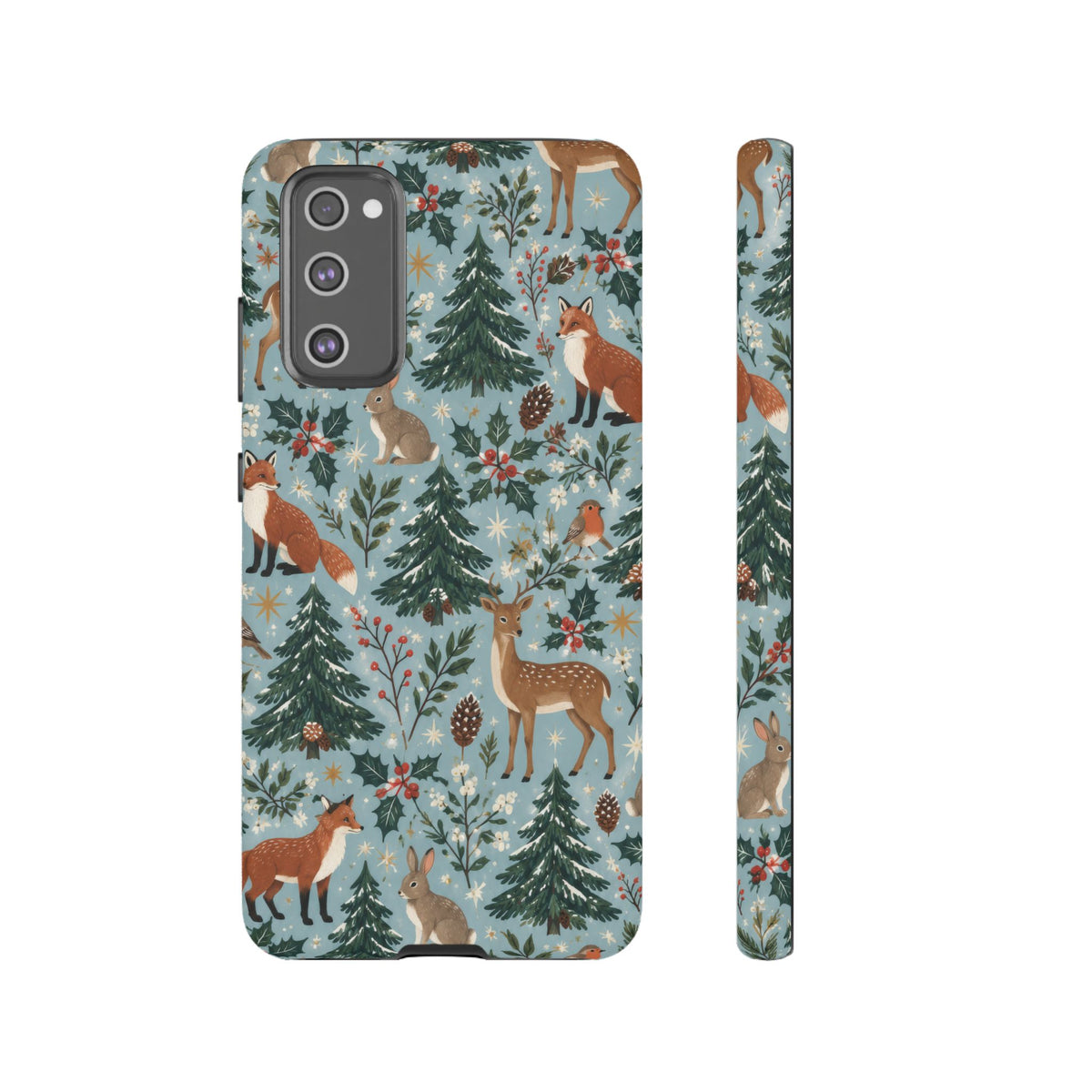 Winter Woodland Gathering Samsung Galaxy Tough Case | woodland christmas