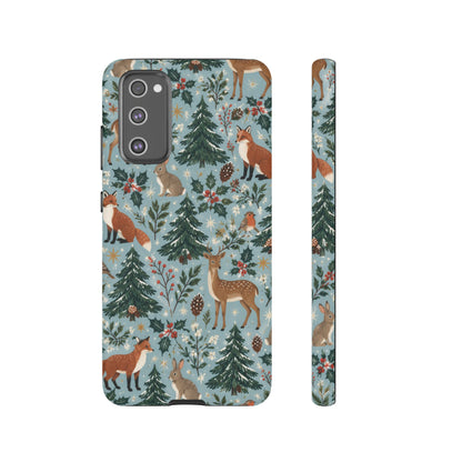 Winter Woodland Gathering Samsung Galaxy Tough Case | woodland christmas