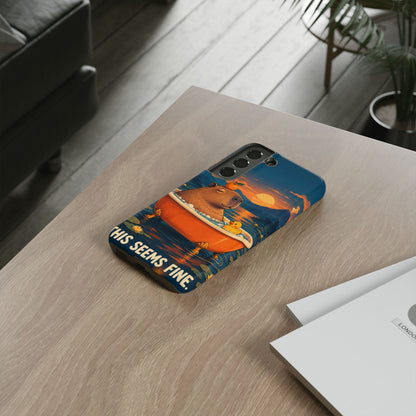 Minor Inconvenience Samsung Galaxy Tough Case | funny capybara