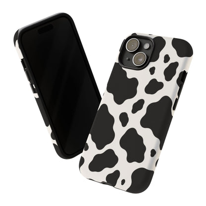 Classic Holstein iPhone Tough Case | Black & White Cow Print