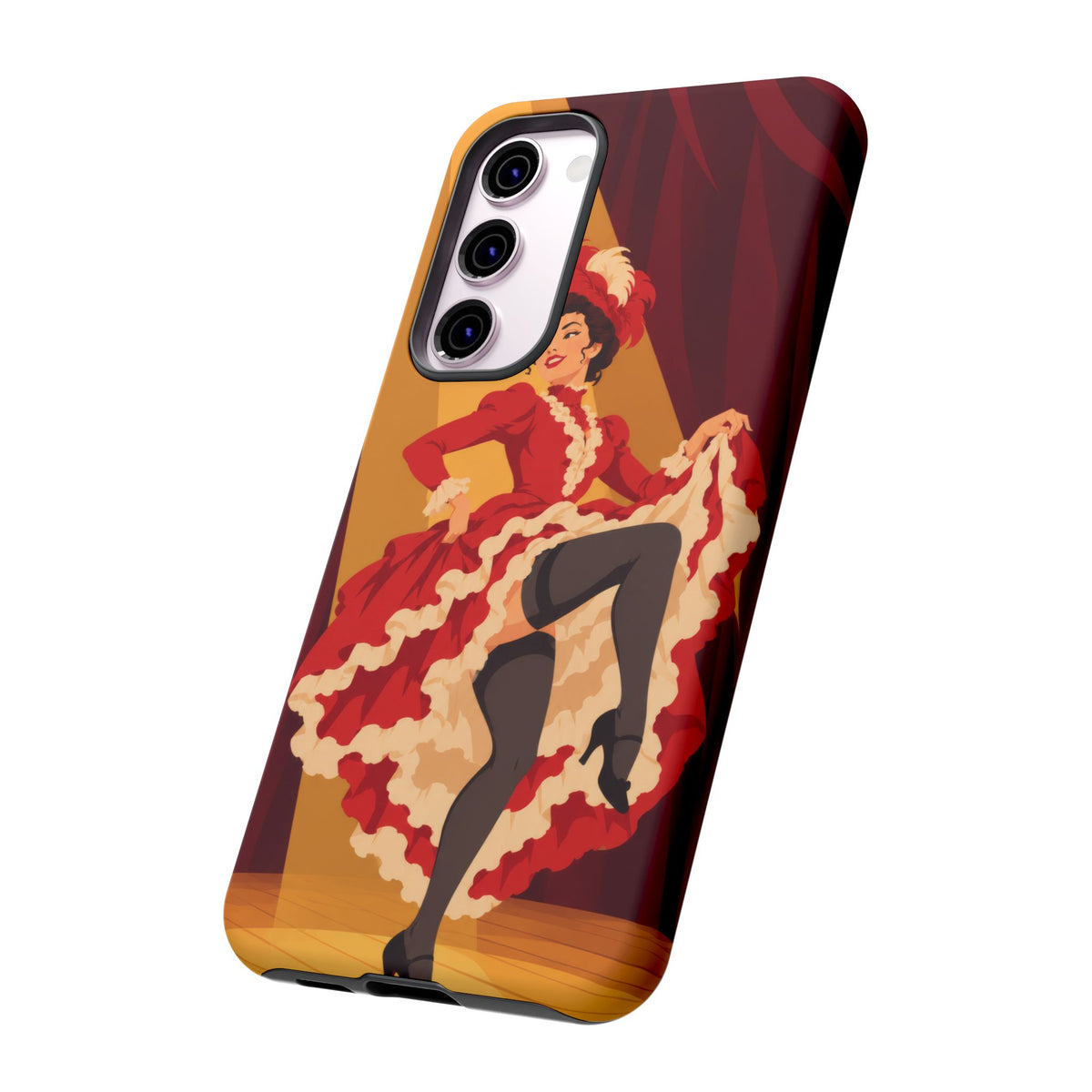 Moulin Rouge Dancer — Crimson Cabaret Samsung Galaxy Tough Case | cabaret dancer