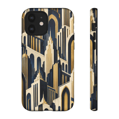 Midnight Metropolis iPhone Tough Case | art deco