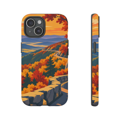 Skyline Drive — Overlook Gold iPhone Tough Case