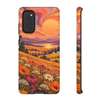 Golden Field Reverie Samsung Galaxy Tough Case | sixties festival