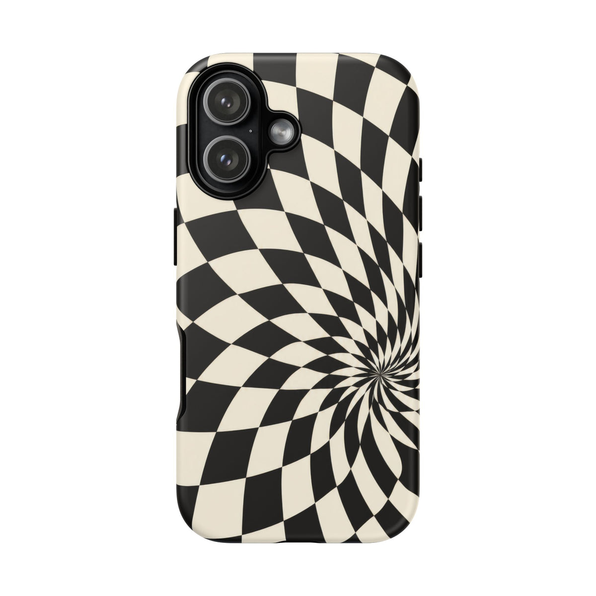 Twist Theory iPhone Tough Case | Optical Checkerboard
