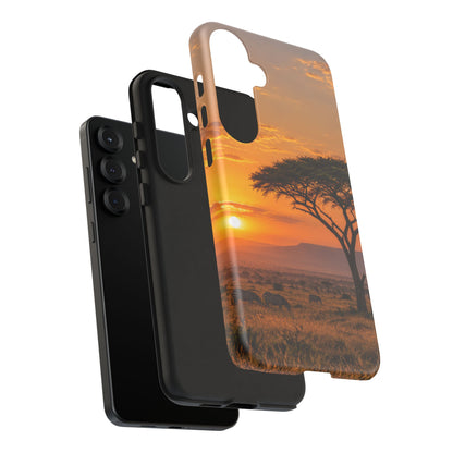 Amber Acacia Samsung Galaxy Tough Case | african sunset