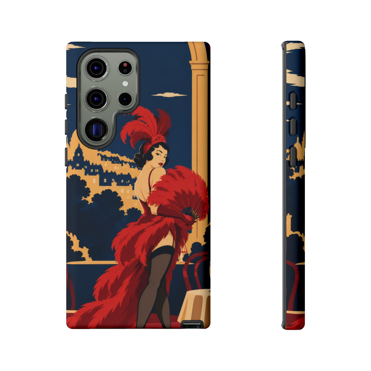 Moulin Rouge Dancer — Velvet Encore Samsung Galaxy Tough Case | cabaret dancer