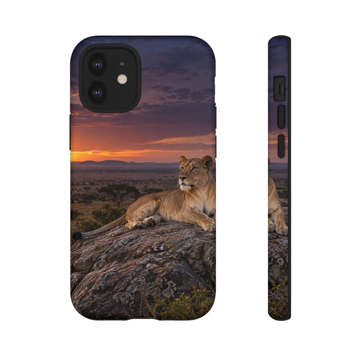 Lioness in the Blue Hour iPhone Tough Case